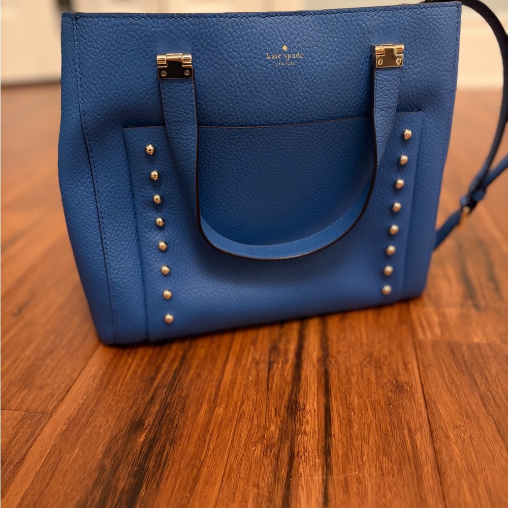 Kate Spade Austin Street Royal Blue Studded Tote
